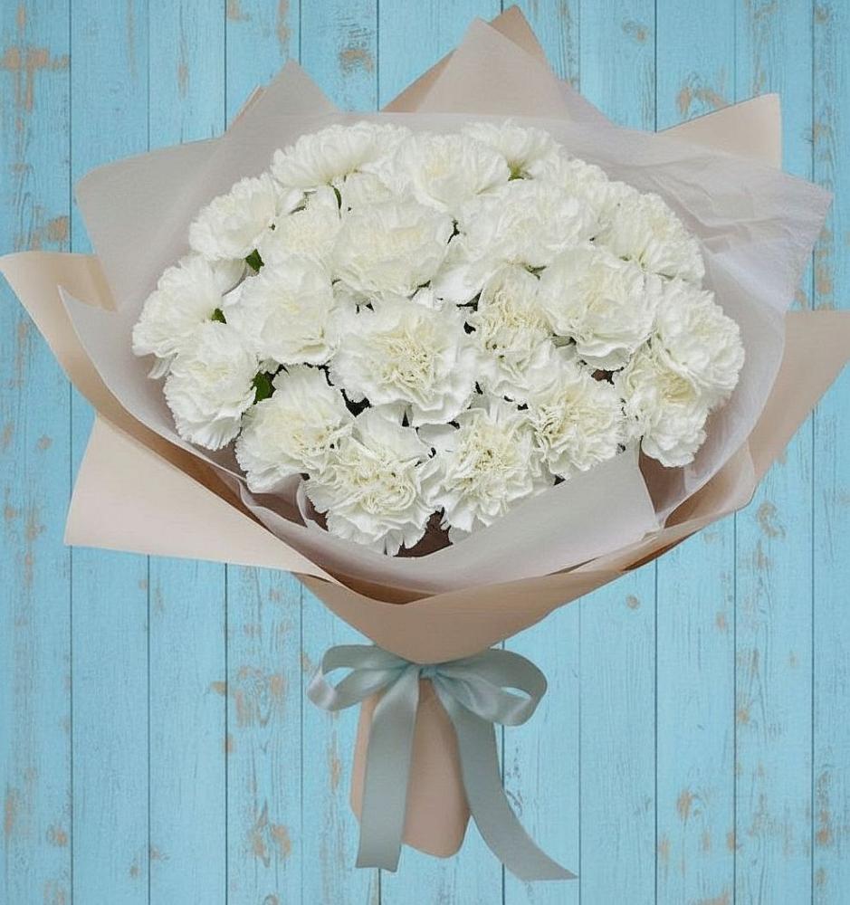 Букет цветов из: Гвоздики в Никольский