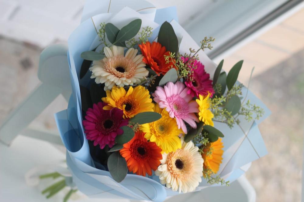 Букет цветов из: Герберы в Никольский