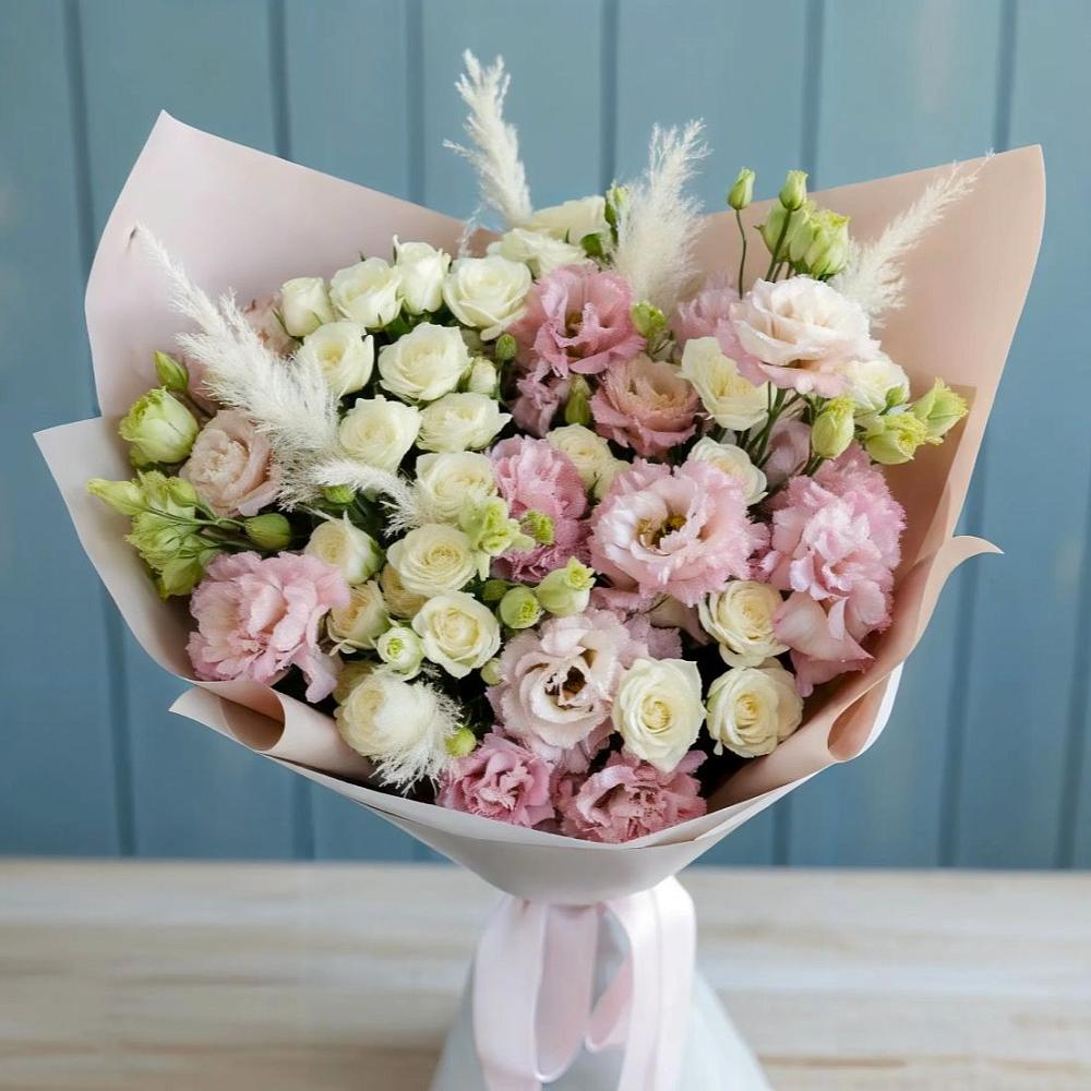 Букет цветов из: Альстромерии и Розы в Никольский