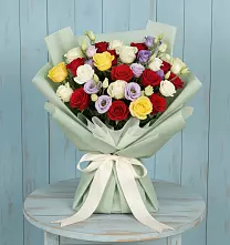 Букет цветов из:  Розы в Никольский
