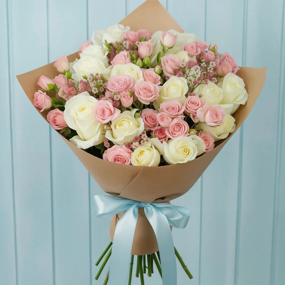 Букет цветов из: Розы в Никольский