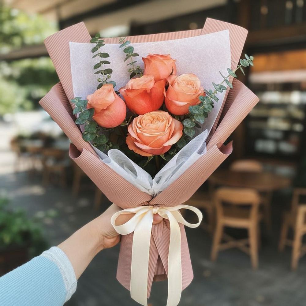 Букет цветов из: Розы в Никольский