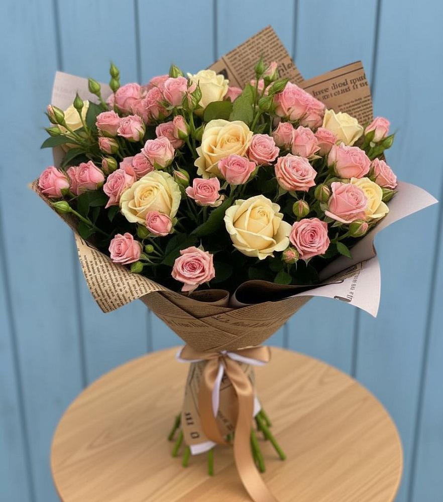 Букет цветов из: Розы в Никольский