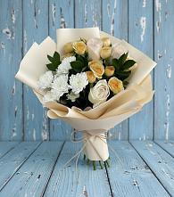 Букет цветов из:  Розы и Хризантемы в Никольский