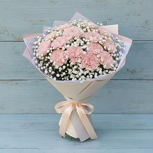 Букет цветов из:  Гвоздики в Никольский