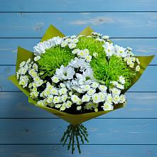 Букет цветов из:  Хризантемы #REPLACE_PRED# Никольский