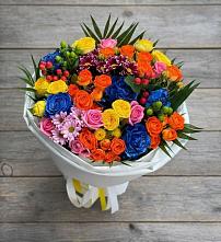 Букет цветов из:  Розы и Хризантемы в Никольский