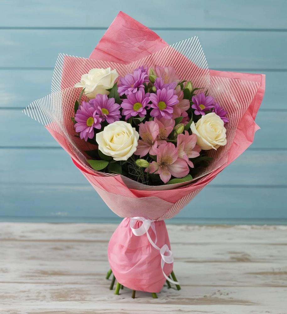 Букет цветов из: Герберы в Никольский