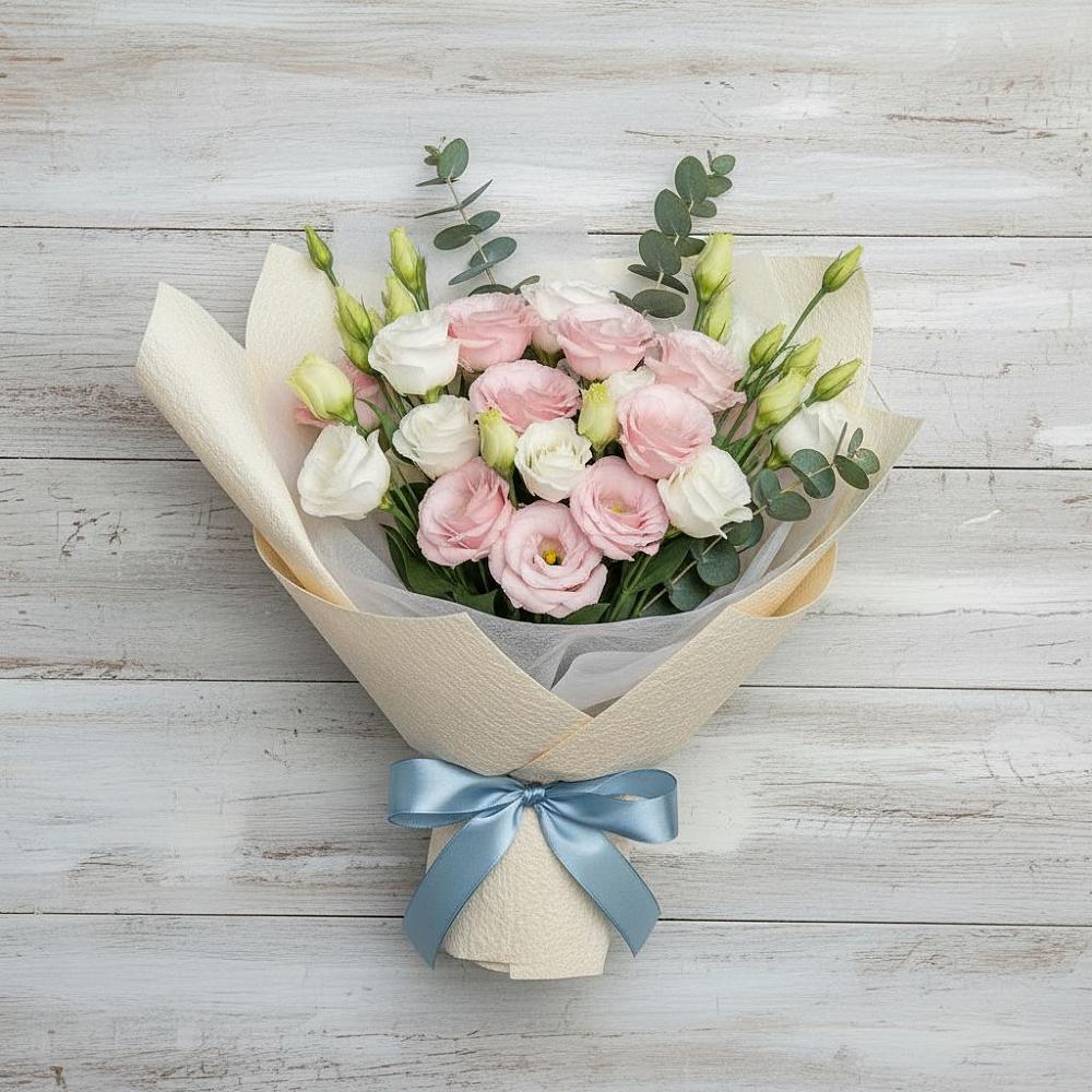 Букет цветов из: Лизиантусы в Никольский